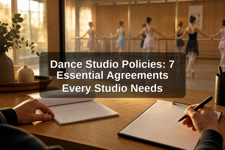 Dance Studio Policies: 7 Essential Agreements Every Studio Needs (And How to Actually Enforce Them)